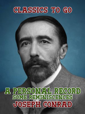 cover image of A Personal Record Some Reminiscences